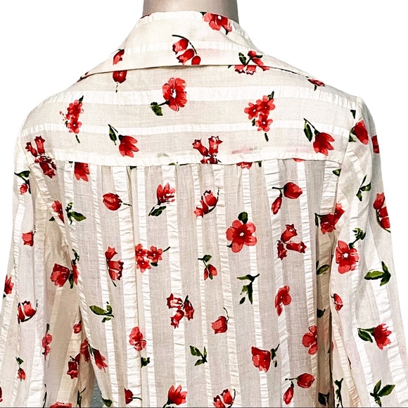 Vintage 70s Avalon Maxi Shirt Dress SZ 10 - Picture 5 of 14